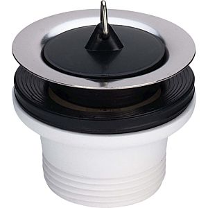 Viega Ablaufventil 7432 11/2" x 70 mm, mit Stopfen/Dreieckhaken