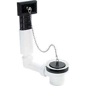 Viega Ab- und Überlaufgarnitur 11/2"xDN 70, Stopf., Kettenhalter und Kette