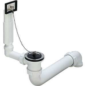 Viega Raumschaffer vidage / trop-plein 113971 G 2000 2000 / 2xDN 70, plastique blanc, avec support de chaîne