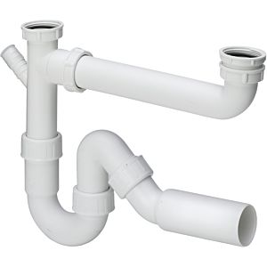Viega drain drain 107147 G 2000 2000 / 2xDN 50x90-310mm, plastique blanc, pour éviers doubles