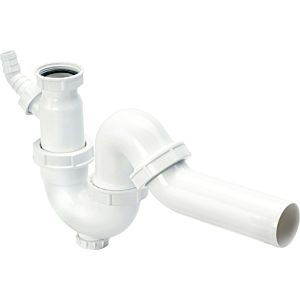 Viega 107253 G 2000 2000 / 2xDN 50, plastique blanc, avec coude de vidange à 45 degrés