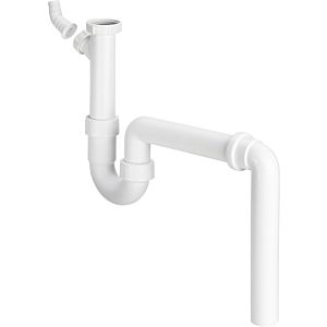 Viega 109400 G 2000 2000 / 2xDN 50, plastique blanc, avec coude de vidange à 90 degrés