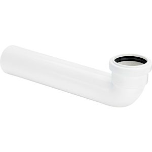 Viega coude 667375 DN 40x40x245mm, 90 degrés, plastique blanc, flexible, avec joint