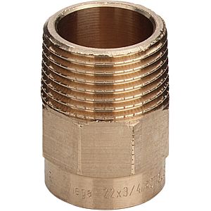 Viega transition nipple 100025 15 mm x R 1/2, gunmetal