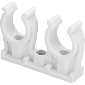 Viega Rohr-Clip 100100 18 mm, Kunststoff, doppelt
