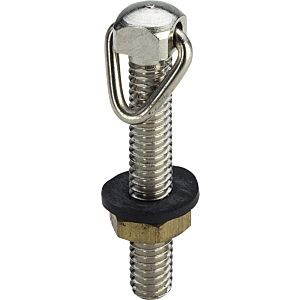 Viega chain holder 117337 M 6x35mm, nickel-plated brass