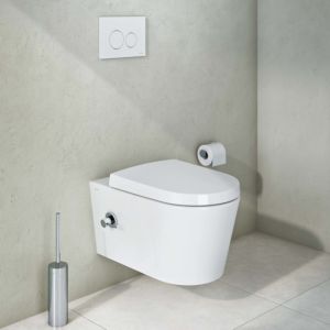 Vitra Options mur WC 5176B003-1684 35,5x57,0cm, blanc, avec fonction bidet, avec intég. Raccord, à droite