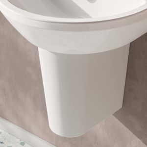 VitrA Integra Halbsäule 5315L003-0156 weiß, mit Federbefestigung, für Handwaschbecken