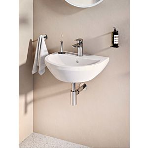 VitrA Integra washbasin 7066L003-0001 49.5 x 43 cm, white, with overflow/tap hole in the center