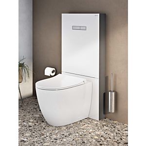 VitrA Vitrus Stand-Spülkasten 770-1760-01 Glasfront weiß, 3/6 l, für Stand-WC, ohne Armatur