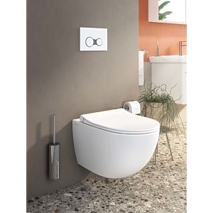 VitrA Sento wall-hung, deep-flush toilet 7748B001-0101 36.5x54cm, 3/6 l, rimless, Edelweiss