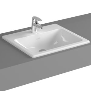 VitrA S20 Built-in Washbasin 5464B003-0001 50 x 45 cm, white, overflow/tap hole in the center