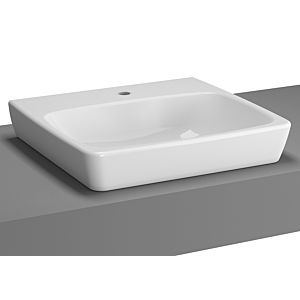 Vitra Metropole poser 5661B003-0937 blanc, 50x46cm, poli, trou pour robinetterie au milieu