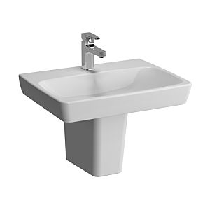 Vitra Metropole lavabo 5662B003-0041 blanc, 60x46cm, sans trop-plein / trou pour robinetterie au milieu