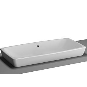 Vitra Metropole Aufsatzwaschtisch 5669B0030012 79,5x40cm, weiß, geschliffen, ohne Überlauf