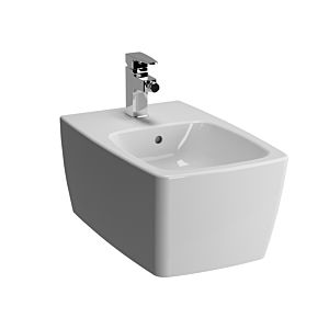 Bidet mural VitrA Metropole 5675B003-1046 avec trop-plein, 1 trou de robinetterie au centre, 36 x 56 cm, blanc