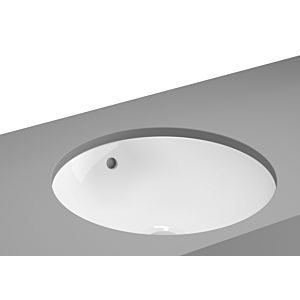 Vitra Metropole lavabo 5940B003-1082 blanc, avec trop - plein, d = 40 cm, sans trou de coulée