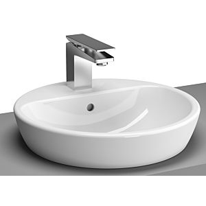 Vitra Metropole lavabo 5941B003-0001 blanc, avec trop - plein, 44.5x45cm, rond, avec trou du robinet