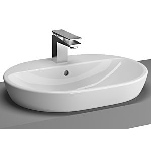 Vitra Metropole washbasin 5943B003-0001 59.5x44.5cm, oval, with tap hole, white, with overflow
