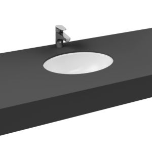 VitrA S20 undermount washbasin 6039B003-0012 42 x 33 cm, white, oval, front overflow, without tap hole