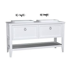 VitrA Valarte built-in vanity unit set 62210 149.5 x 52 x 87.5 cm, left/right, body white matt/vanity unit white high gloss