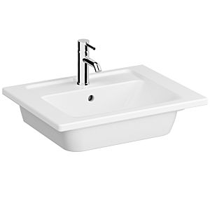VitrA Integra vanity unit 7055B003-0001 60 x 46.5 cm, white, overflow/tap hole in the center