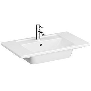VitrA Integra Möbelwaschtisch 7056B003-0001 80 x 46,5 cm, weiß, Überlauf/Hahnloch mittig