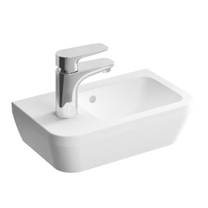 VitrA 7090B403-0028 Tap hole + shelf left overflow White HG VC