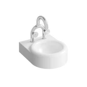 Vitra Liquid vasque 7317B403-1739 40x49,5x15cm, sans trop-plein, blanc brillant VC, 801 trous pour robinetterie, pas 150 mm