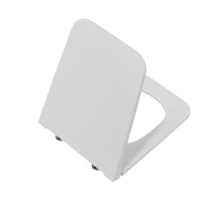 VitrA Equal WC-Sitz 119-003-001 39,4x47,3cm, Scharniere Edelstahl, weiß, ohne Absenkautomatik