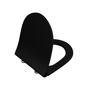 VitrA Sento WC-Sitz 120-483R009 36,5x45cm, mit Absenkautomatik und Schnellverschluss, schwarz matt