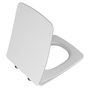 Abattant de toilettes VitrA Metropole 122-003R409 avec mécanisme de fermeture amortie et fixation rapide, en duroplast, charnières en acier inoxydable, blanc
