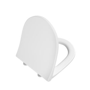 VitrA Sento Slim Wrap WC-Sitz 130-401R009 36,8x45,2cm, mit Absenkautomatik und Schnellverschluss, edelweiß