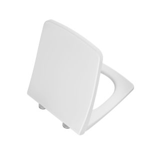 VitrA Metropole Slim Wrap WC-Sitz 132-401R009 mit Absenkautomatik und Schnellverschluss, abnehmbar, edelweiß
