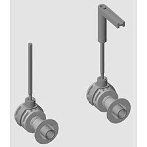 Kit de montage VitrA 316566YP1TE pour WC suspendus 5173, 5176, 7743