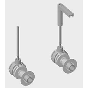 VitrA mounting set 316567YP1TE for 7042, for wall-hung toilets