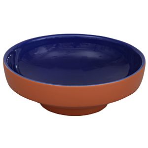 Vitra Water Jewels Waschtisch 4334B043-0016 d= 37,5/40cm, ohne Überlauf/Hahnloch, terracotta/blau