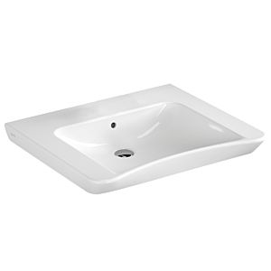 VitrA Conforma Waschtisch 5291B003-0012 65x56cm, weiß, Überlauf/ohne Hahnloch