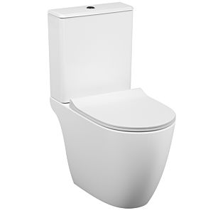 VitrA Sento Stand-Tiefspül-WC 5988B003-0075 36x65x40cm, 3/6 I, ohne Spülrand, weiß hochglanz