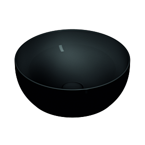 VitrA Options Aufsatzschale 5992B483-0016 d= 40cm, rund, ohne Überlauf/Hahnloch, schwarz matt VC