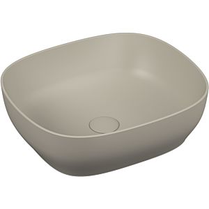 Vasque à poser VitrA Options 5994B420-0016 47,5 x 41 cm, rectangulaire, sans trop-plein ni trou de robinetterie, taupe mat VC
