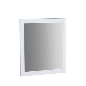 VitrA Valarte flat mirror 62213 595x30x700mm, wall-mounted, body white matt, decor