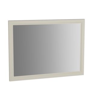 VitrA Valarte flat mirror 62221 945x30x700mm, wall-mounted, body in ivory matt, decor