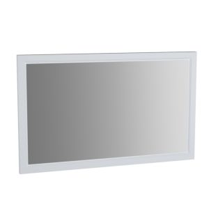 Miroir plat VitrA Valarte 62222 1145 x 30 x 700 mm, fixation murale, corps blanc mat, décor