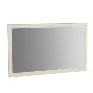 Miroir plat VitrA Valarte 62224 1145 x 30 x 700 mm, fixation murale, corps ivoire mat, décor
