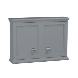 Armoire murale VitrA Valarte 62256 75 x 19,5 x 55 cm, fixation murale, corps gris mat