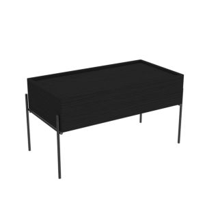 Meuble bas VitrA Equal 64109 83 x 42 cm, mural, sur pied, avec structure en chêne noir