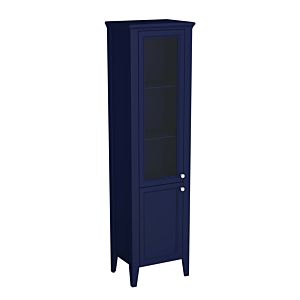 VitrA Valarte Hochschrank 65796 53,5x39,5x196,5cm, links. bodenstehend, Korpus stahlblau, lackiert
