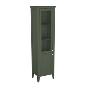 Vitra tall cabinet 65808 53.5x39.5x196.5cm, left. floor-standing, body vintage green, lacquered