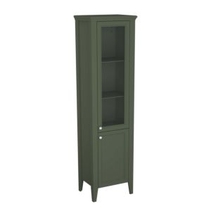 Armoire haute VitrA Valarte 65809 53,5 x 39,5 x 196,5 cm, à droite, sur pied, corps laqué vert vintage